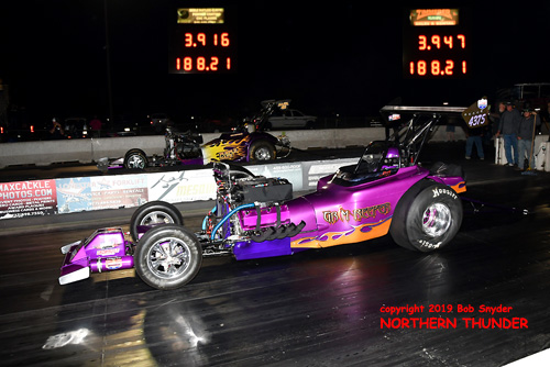 Mary Reep 'Grim Reeper' - AA/FA (near lane) - John Broussard - 'Purple Haze' - AA/FA (far lane)